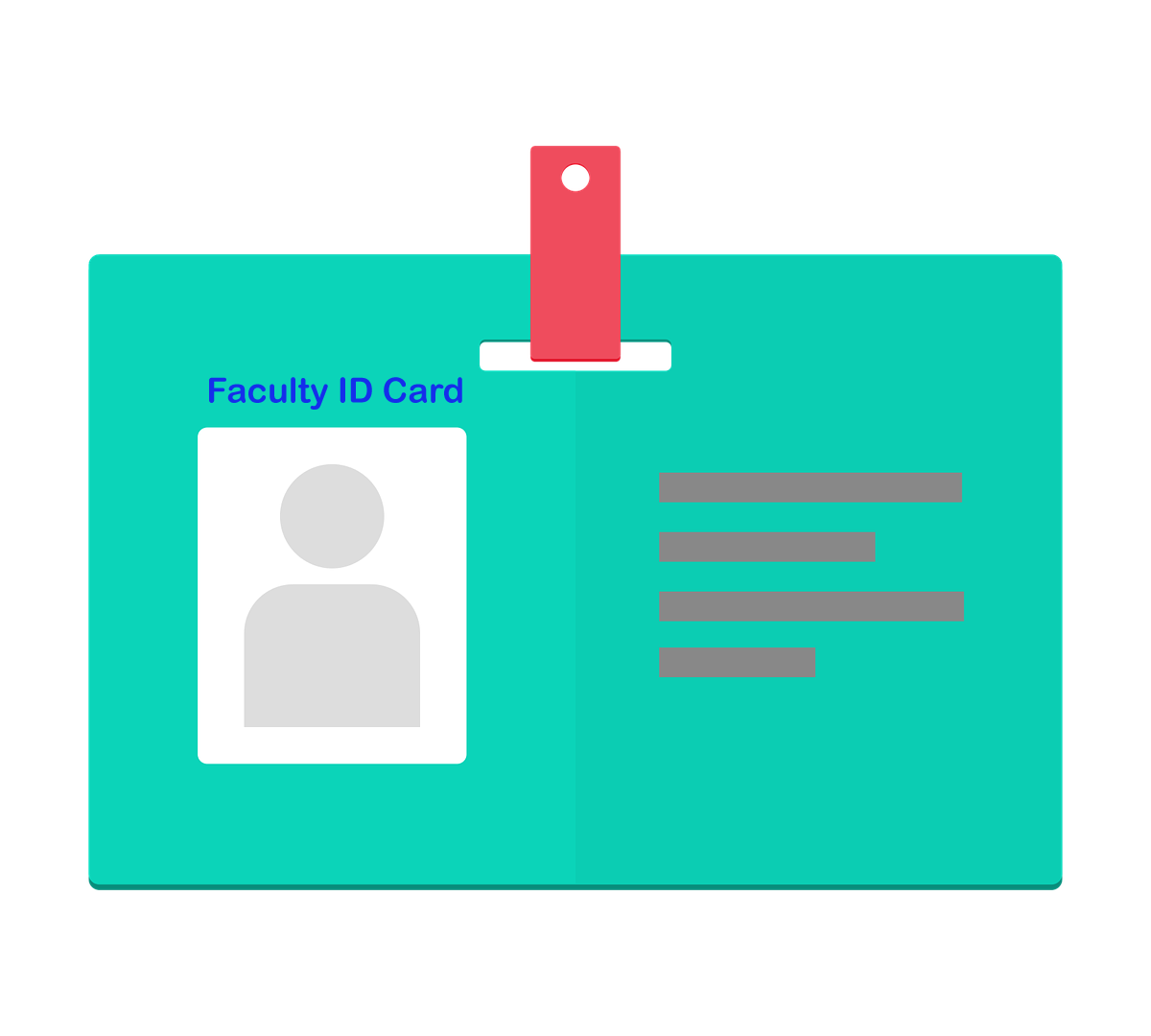 faculty id card sample